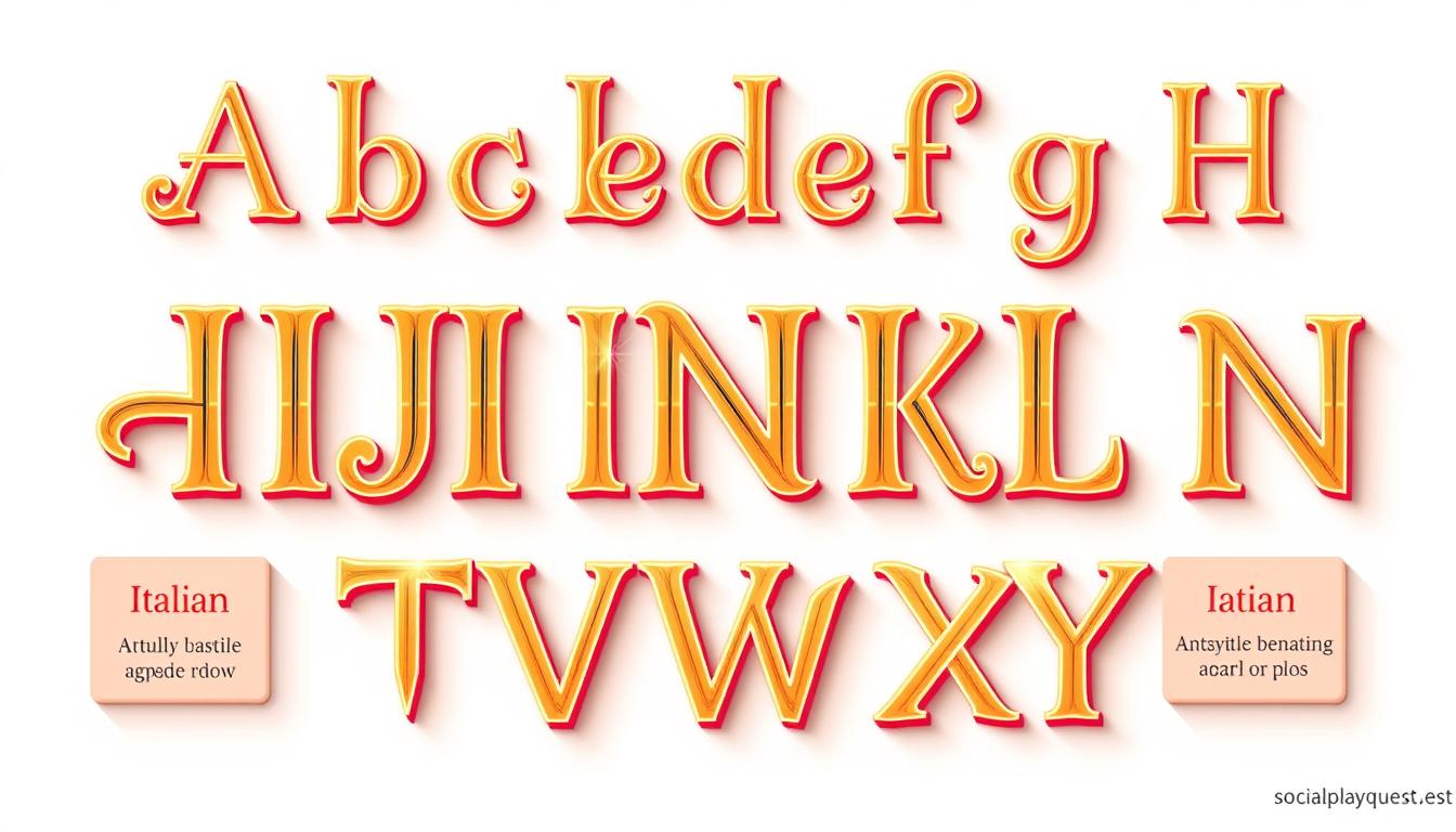 Italian alphabet