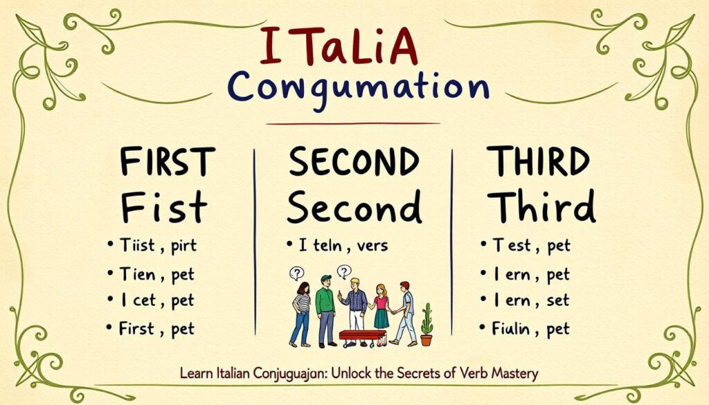 Italian verb endings conjugation groups Italian verb endings conjugation groups